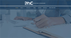 Desktop Screenshot of ehcaccounting.com